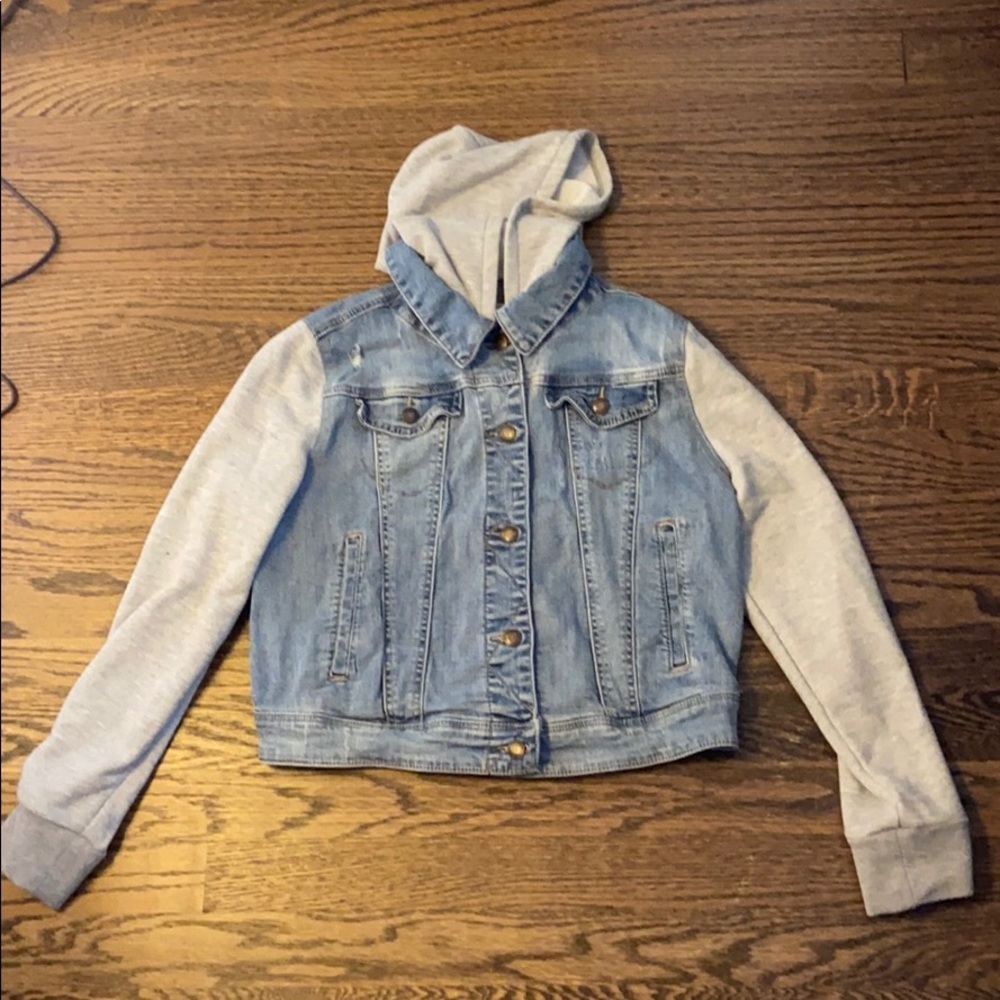 Girls Tucker and Tate jean jacket sweatshirt
